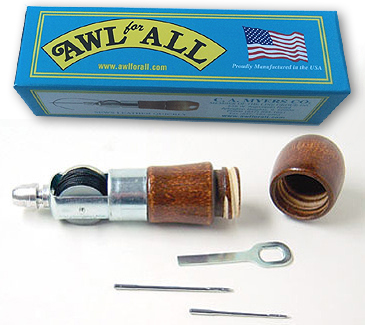 Western Sporting Falconry -: Sewing Awl Haft w/ Wrench - Two Types